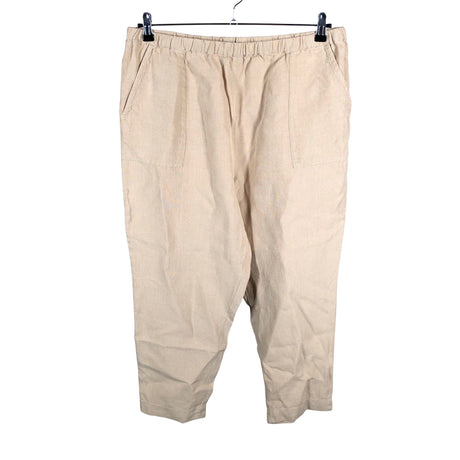 Naisten People Tree - Kangashousut, koko 46 - Beige ()