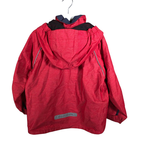 Unisex Polarn O. Pyret - Välikausitakki, koko 110 - 116 - Punainen (2)