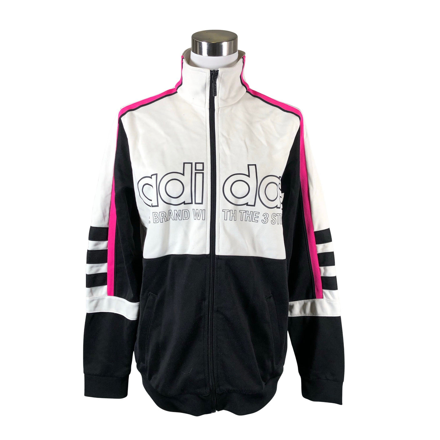 Naisten Adidas - Verryttelytakki, koko 38 - Pinkki (1)