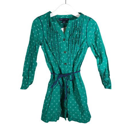 Tyttöjen Tommy Hilfiger - Kangasmekko, koko 98 - 104 - Vihreä ()