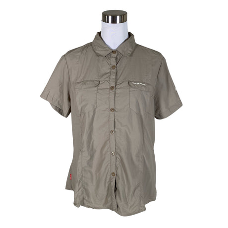 Naisten Craghoppers - Urheilupaita, lyhyet hihat, koko 40 - Ruskea ()