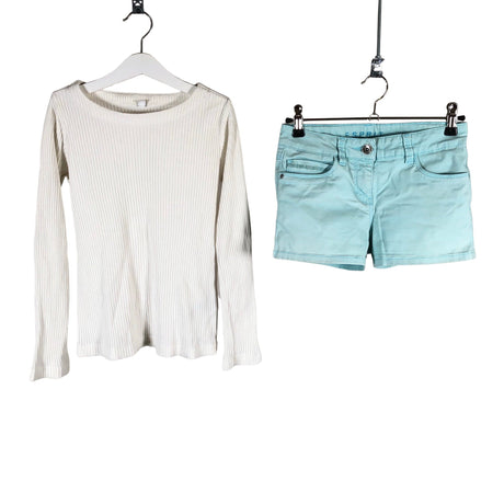 Tyttöjen Uniqlo - Trikoopaita, koko 146 - 152 - Luonnonvalkoinen ()