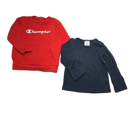 Unisex Champion - Collegepaita, koko 68 - 74 - Punainen ()