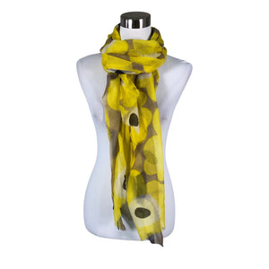 Naisten Marimekko - Huivi, koko Maxi - Keltainen (1)