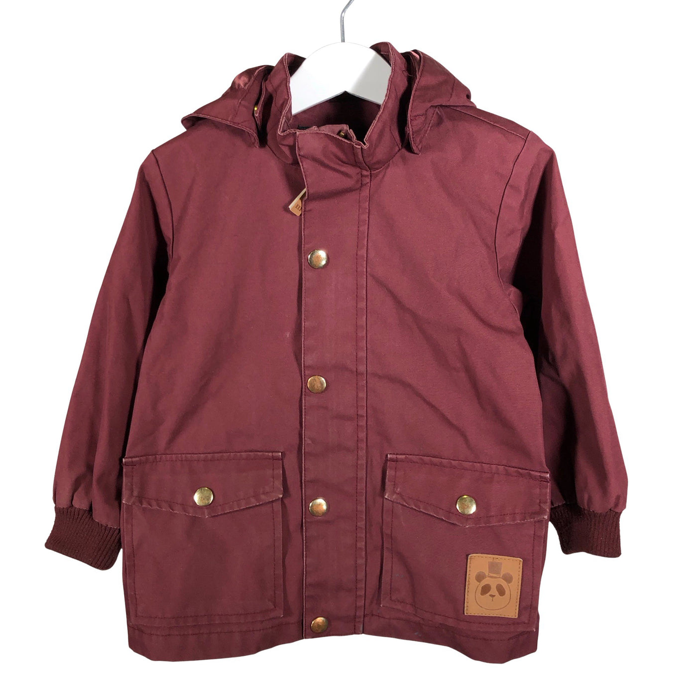 Unisex Mini Rodini - Välikausitakki, koko 92 - 98 - Viininpunainen (1)