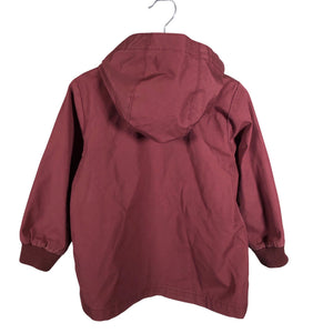 Unisex Mini Rodini - Välikausitakki, koko 92 - 98 - Viininpunainen (2)