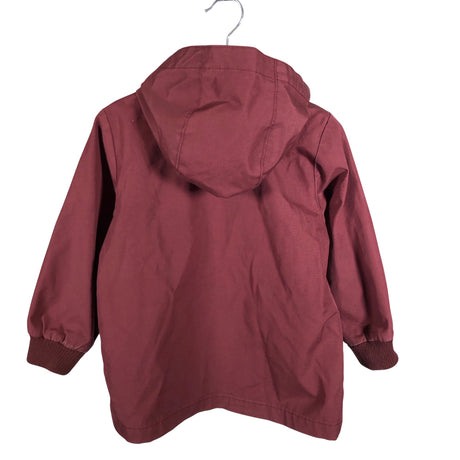 Unisex Mini Rodini - Välikausitakki, koko 92 - 98 - Viininpunainen (2)
