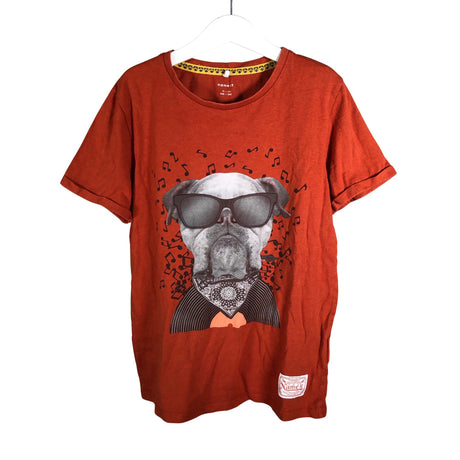 Unisex Name It - T-paita, koko 146 - 152 - Ruskea ()