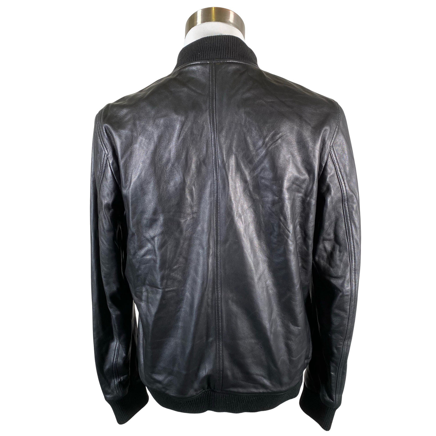 Miesten Philipp Plein - Nahkatakki, koko XL - Musta (3)