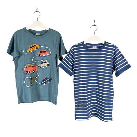 Unisex Polarn O. Pyret - T-paita, koko 128 - 134 - Sininen ()