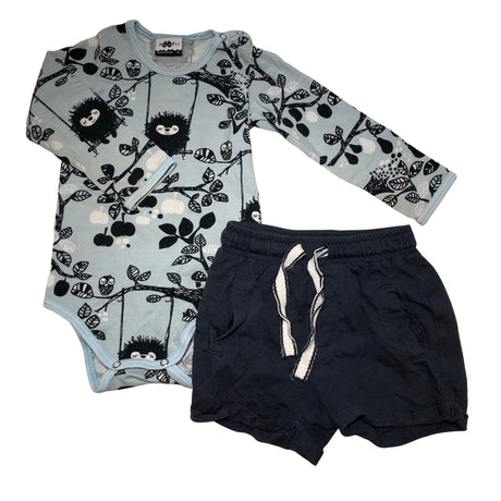 Unisex PaaPii - Body, koko 74 - 80 - Vaaleansininen ()