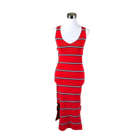Naisten Tommy Jeans (Tommy Hilfiger) - Neulemekko, koko 36 - Punainen ()