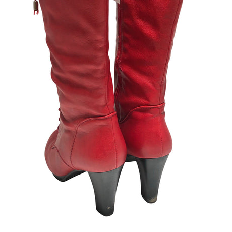 Naisten Fuzz - Saappaat, koko 40 - Punainen (2)