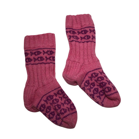 Naisten Handmade - Villasukat, koko 38 - Pinkki ()