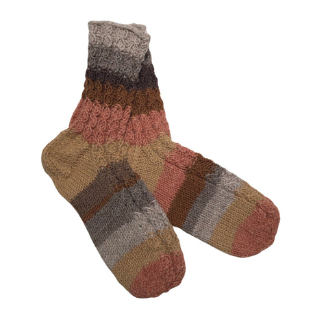 Unisex Handmade - Villasukat, koko 38 - Ruskea ()