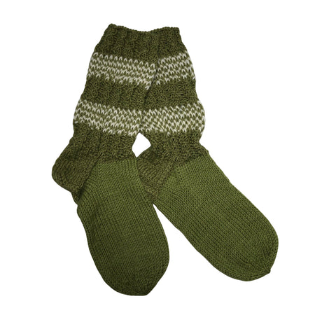 Unisex Handmade - Villasukat, koko 39 - Vihreä ()