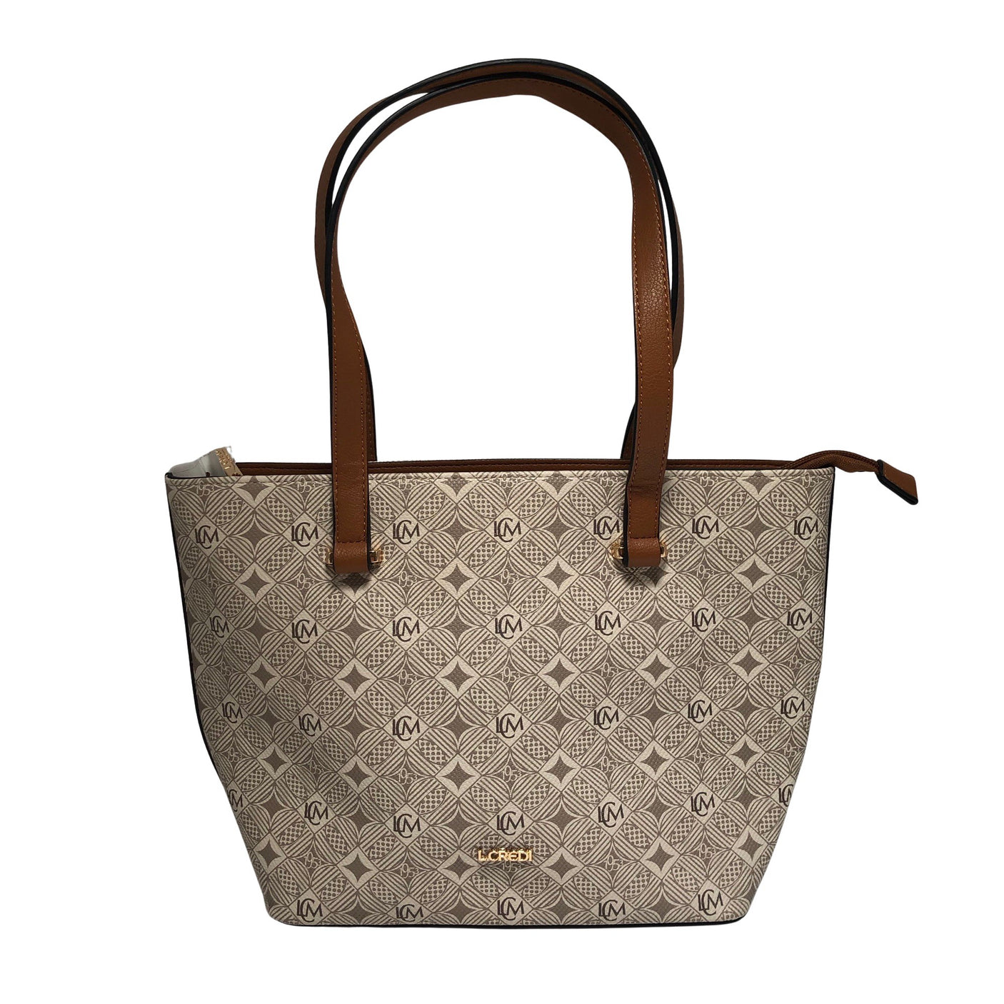 Naisten L.Credi - Käsilaukku, koko Midi - Beige (1)