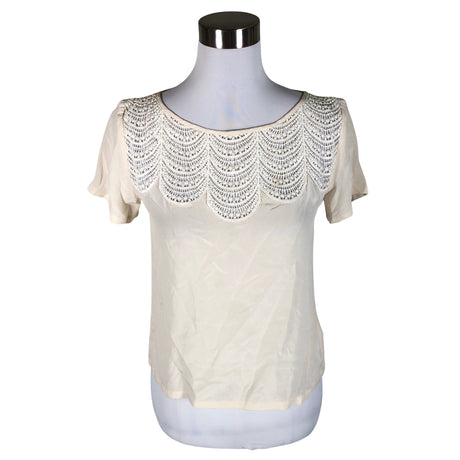 Naisten Club Monaco - Lyhythihainen pusero, koko 36 - Beige ()