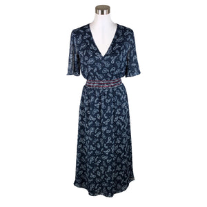 Naisten Tommy Jeans (Tommy Hilfiger) - Sifonkimekko, koko 40 - Sininen (1)