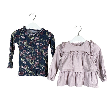Tyttöjen Newbie - Trikoopaita, koko 86 - 92 - Violetti ()