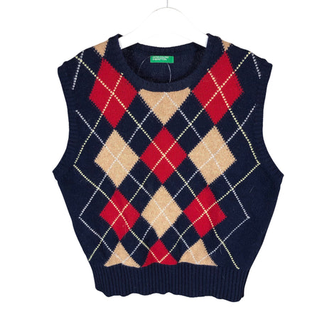 Unisex Benetton - Neuleliivi, koko 146 - 152 - Sininen ()