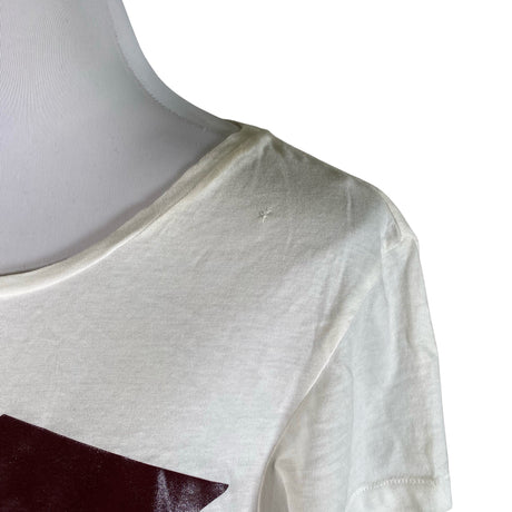 Naisten Karl Lagerfeld - T-paita, koko 40 - Valkoinen (2)