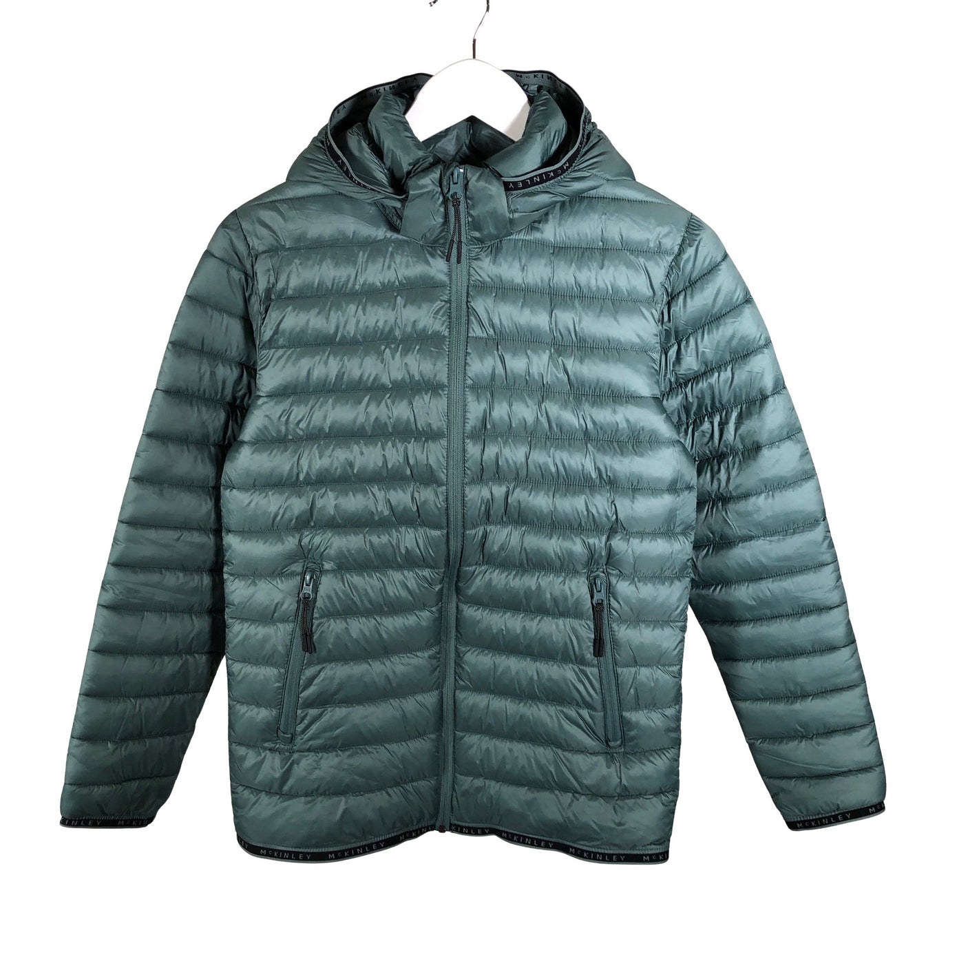 Unisex McKinley - Kevyttoppatakki, koko 158 - 164 - Vaaleansininen (1)