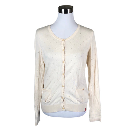 Naisten Esprit - Neuletakki, koko 38 - Beige ()