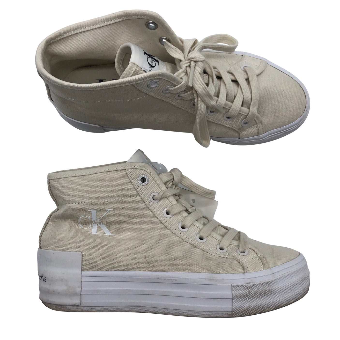 Naisten Calvin Klein Jeans - Tennarit, koko 38 - Beige (1)