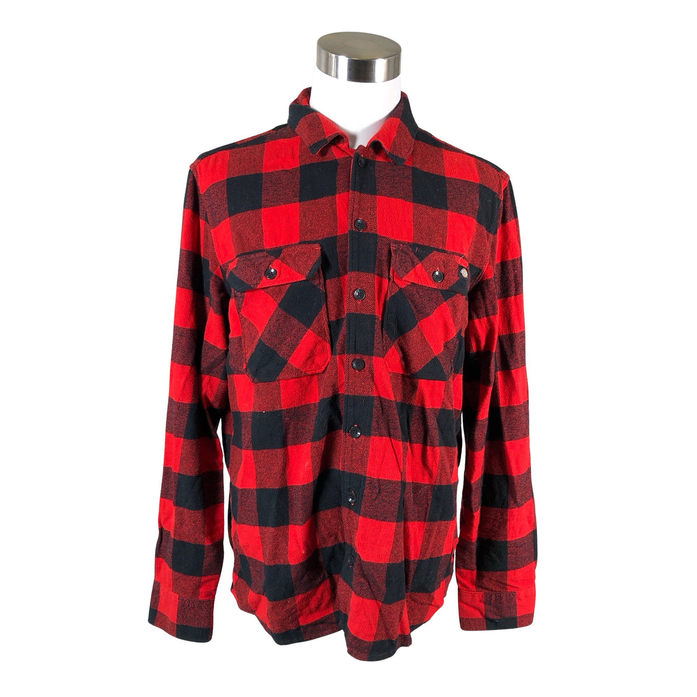 Miesten Dickies - Flanellipaita, koko XL - Punainen (1)