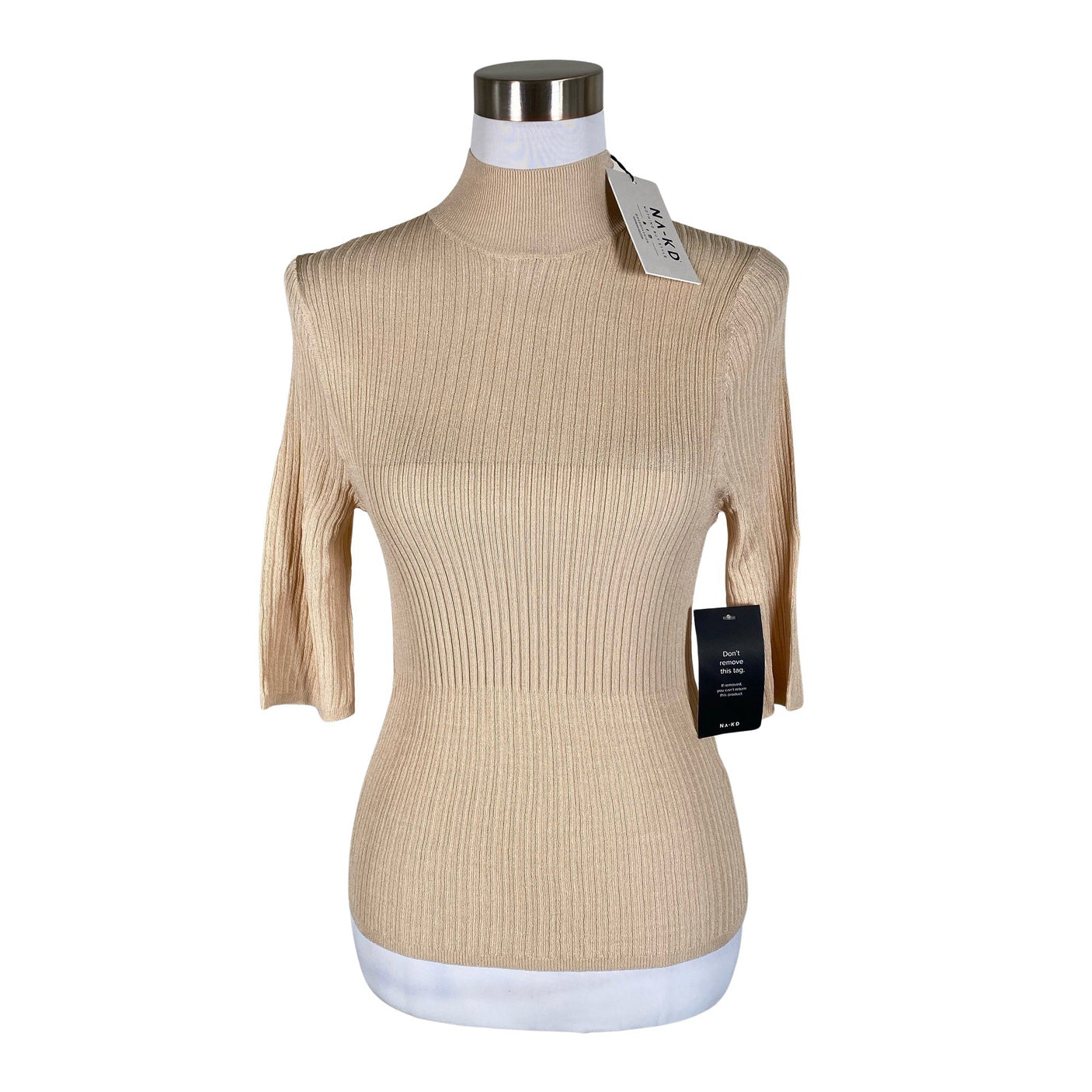 Naisten Na-KD - Neulepaita, koko 38 - Beige (1)