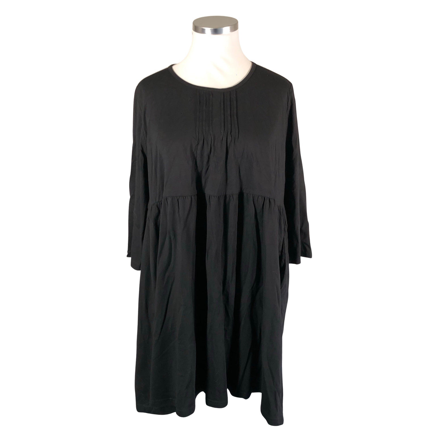 Naisten Ulla Popken - Trikoomekko, koko 50 - Musta (1)