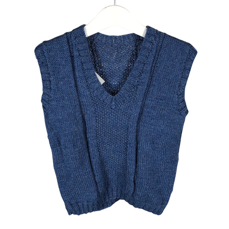 Unisex Handmade - Neuleliivi, koko 134 - 140 - Sininen ()