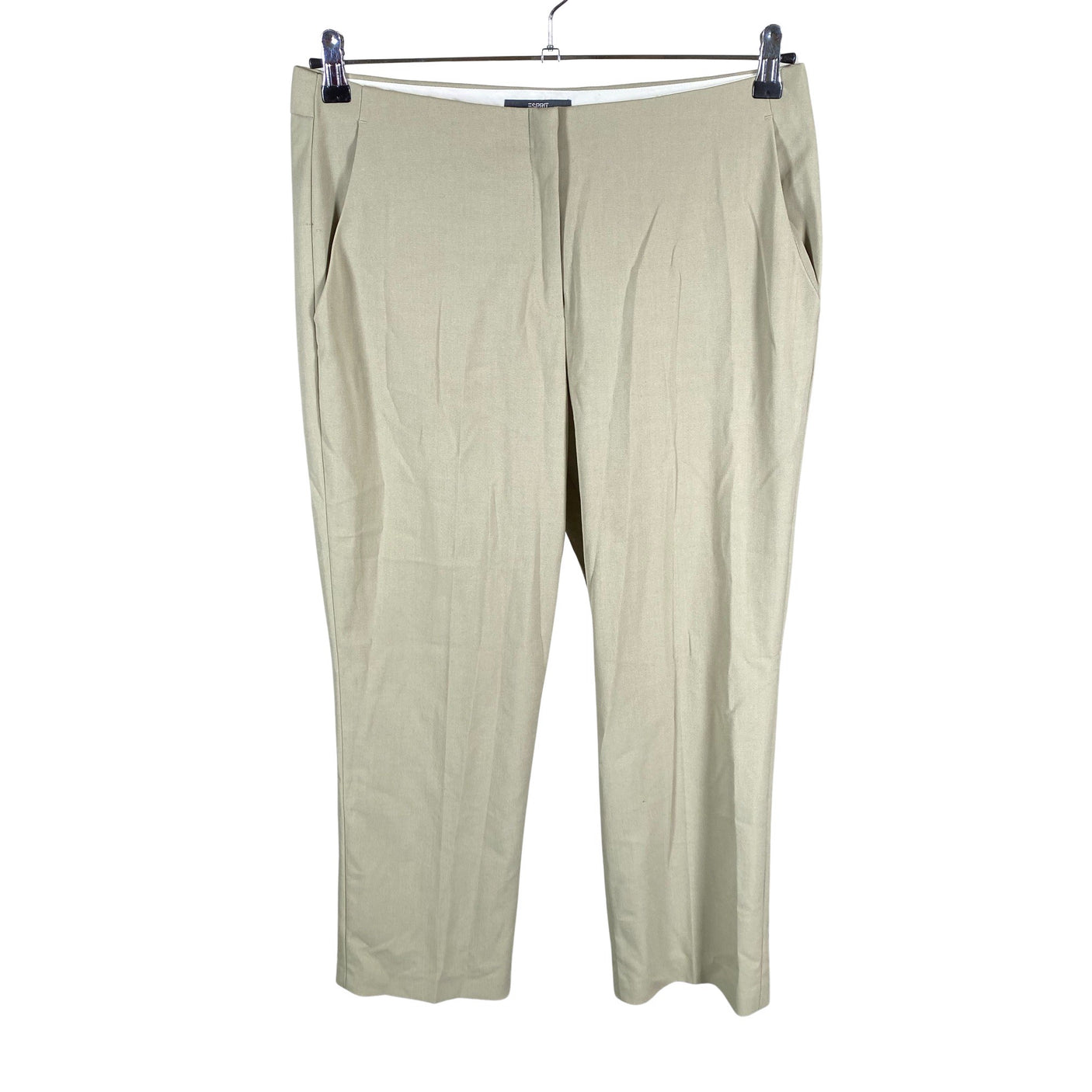 Naisten Esprit - Suorat housut, koko 40 - Beige (1)