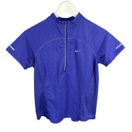 Naisten Nike - Urheilupaita, lyhyet hihat, koko 36 - Sininen ()
