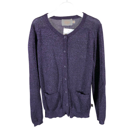 Tyttöjen Cream - Neuletakki, koko 146 - 152 - Violetti ()