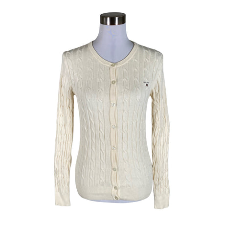 Naisten Gant - Neuletakki, koko 36 - Beige ()