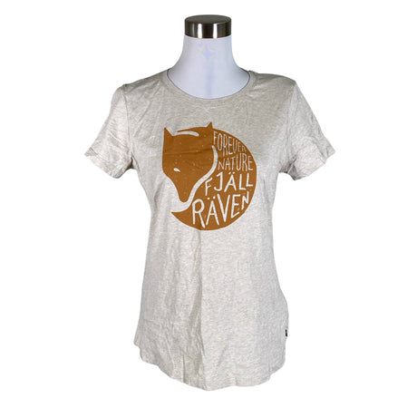 Naisten Fjällräven - T-paita, koko 40 - Beige ()
