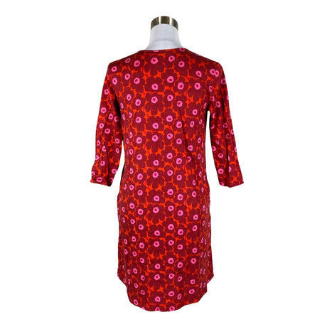 Naisten Marimekko - Trikoomekko, koko 36 - Punainen (2)