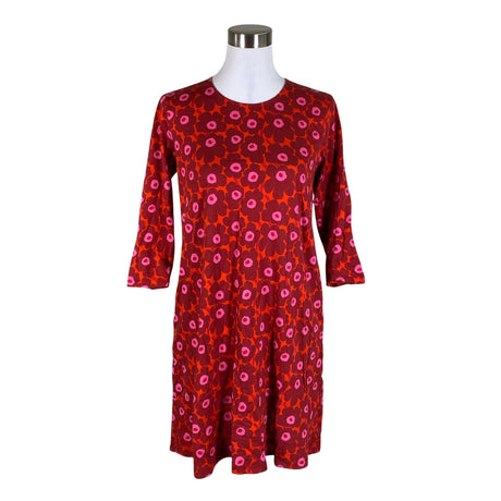 Naisten Marimekko - Trikoomekko, koko 36 - Punainen ()