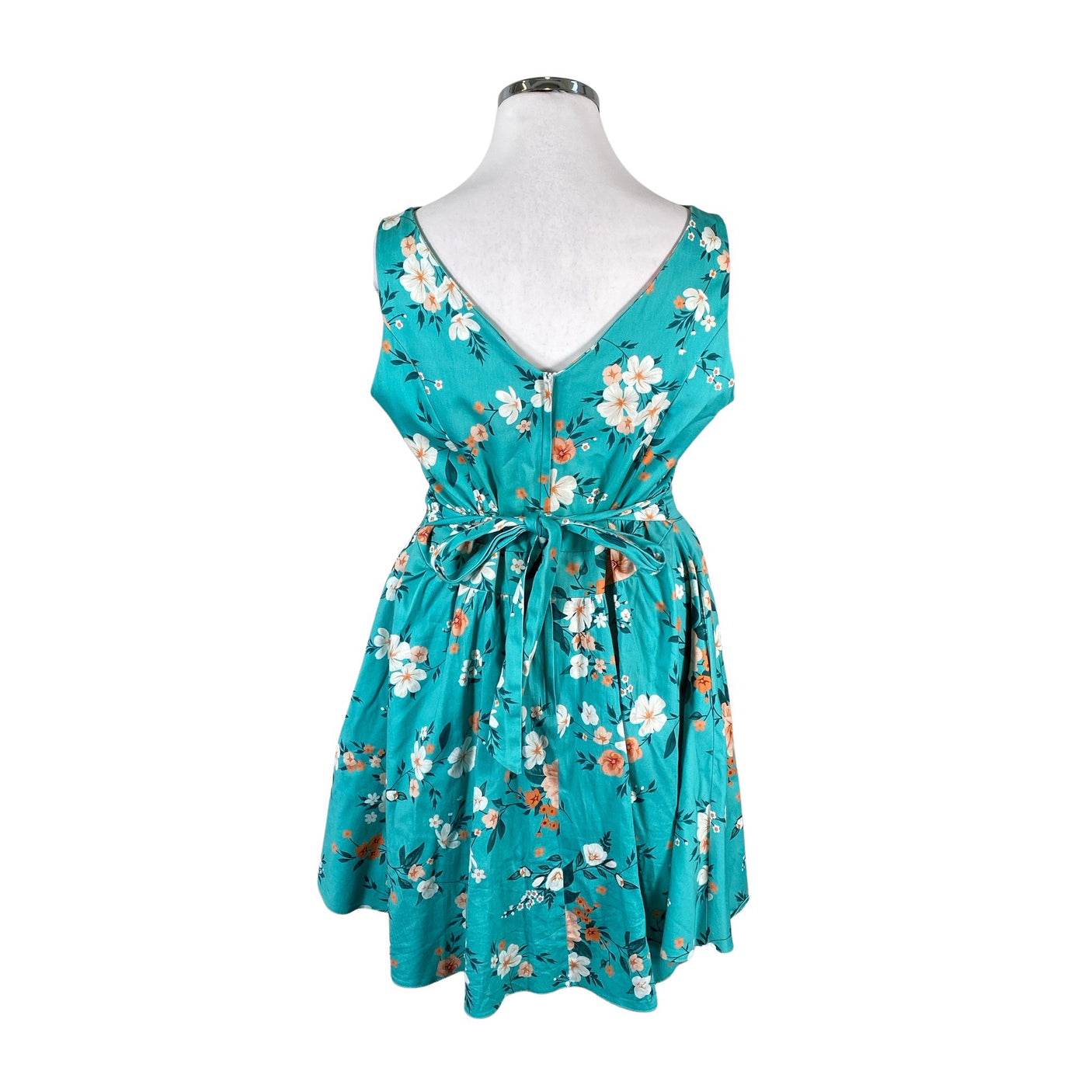 Naisten Lady Vintage - Kangasmekko, koko 44 - Vihreä (2)