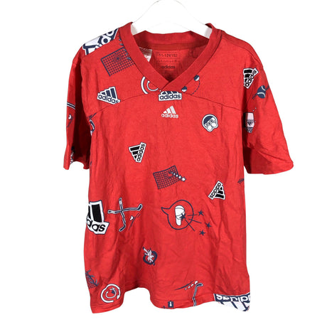 Unisex Adidas - T-paita, koko 146 - 152 - Punainen ()