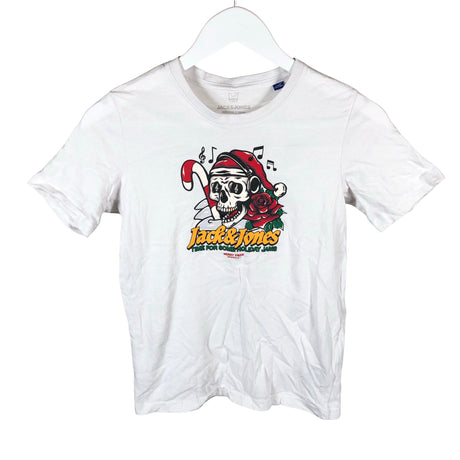 Poikien Jack & Jones - T-paita, koko 146 - 152 - Valkoinen ()