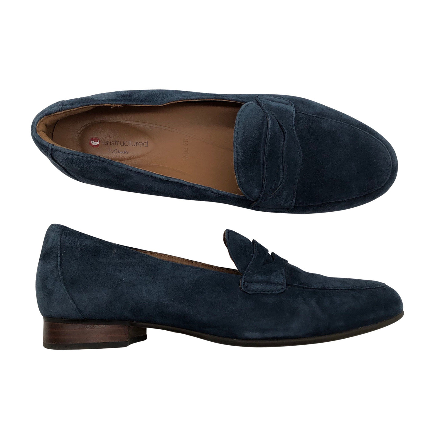 Naisten Clarks - Loaferit, koko 38 - Sininen (1)