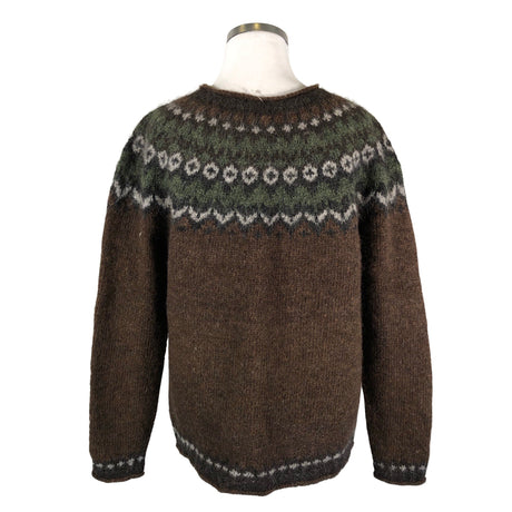 Naisten Handmade - Neulepaita, koko 46 - Ruskea (2)