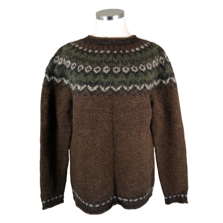 Naisten Handmade - Neulepaita, koko 46 - Ruskea ()