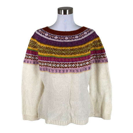 Naisten Handmade - Neulepaita, koko 40 - Luonnonvalkoinen ()