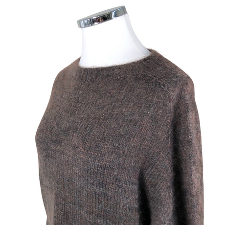 Naisten Handmade - Neulepaita, koko 46 - Ruskea (2)