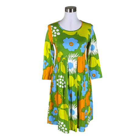 Naisten Marimekko - Trikoomekko, koko 38 - Vihreä ()