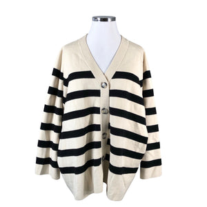 Naisten Zizzi - Neuletakki, koko 54 - Beige (1)